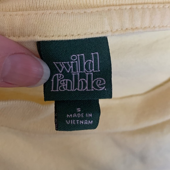 Yellow crop tee - Picture 3 of 4